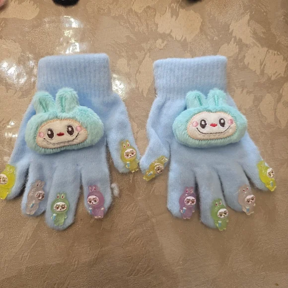 NEW  Kids Gloves with Labubu Design.(Please Private Message Me Specific Color) - Picture 3 of 5